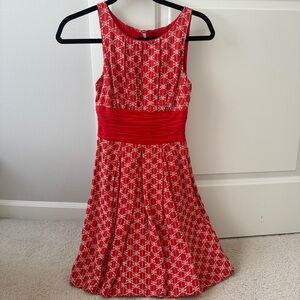 Frock by Tracy Reese Red Sleeveless Fit and Flare Sleeveless Dress Size 0